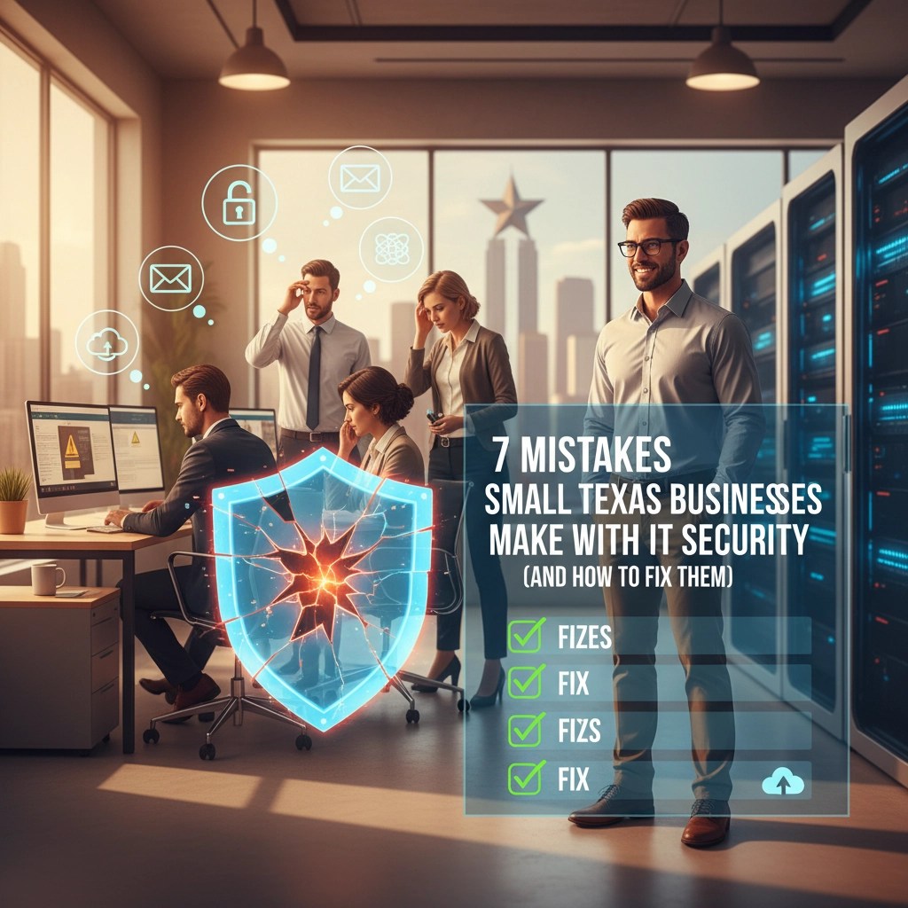 7 Mistakes Small Texas Businesses Make with IT Security (and How to Fix&nbsp;Them)