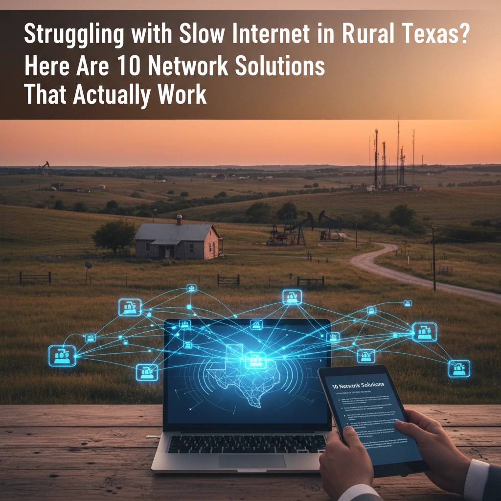Struggling with Slow Internet in Rural Texas? Here Are 10 Network Solutions That Actually&nbsp;Work