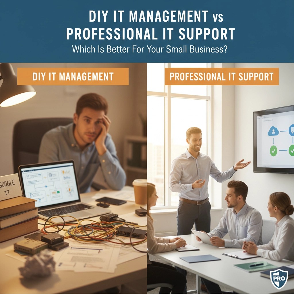 DIY IT Management vs Professional IT Support: Which Is Better For Your Small&nbsp;Business?